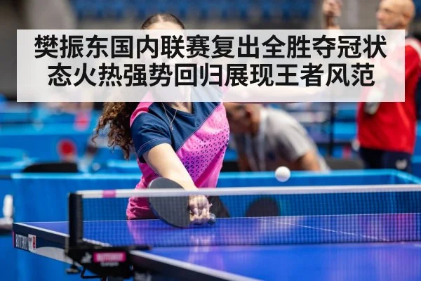 樊振东国内联赛复出全胜夺冠状态火热强势回归展现王者风范